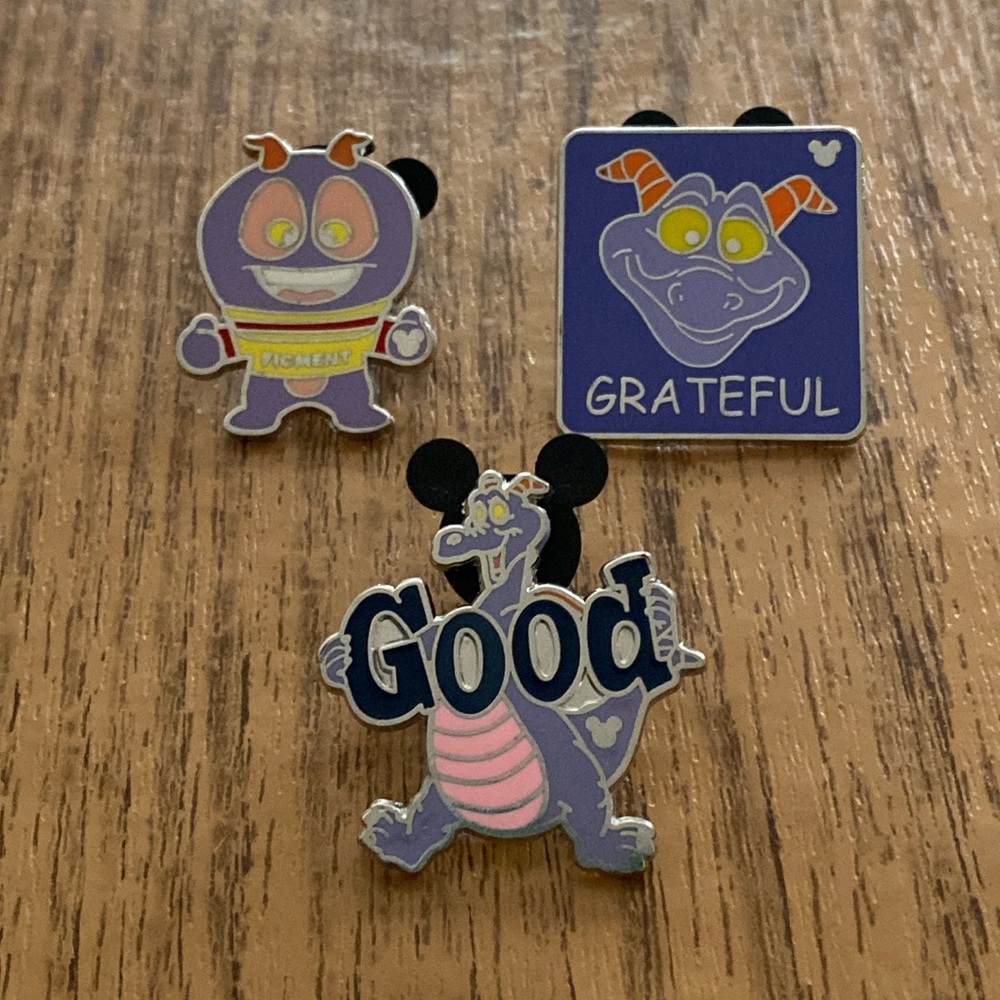 Disney trading pins-Figment (Hidden Mickey)